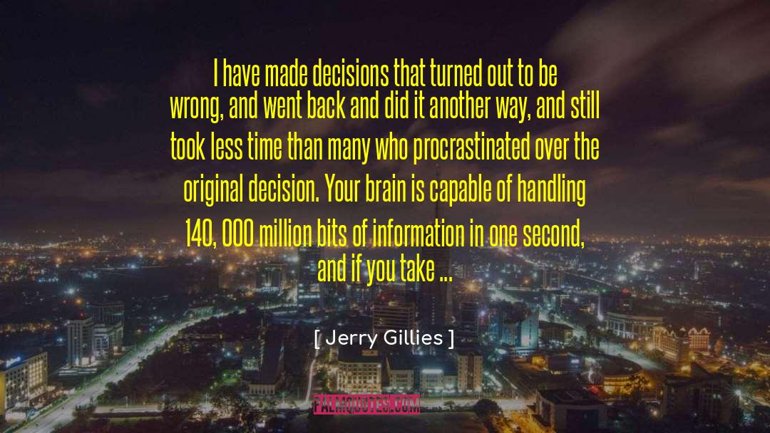 Handling quotes by Jerry Gillies