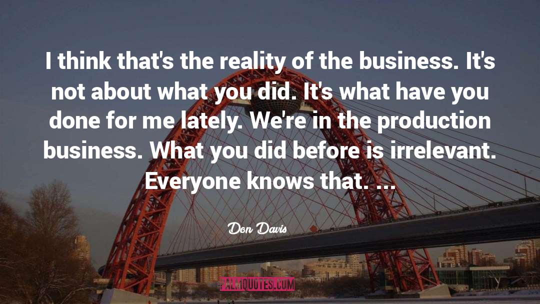 Handmade Business quotes by Don Davis