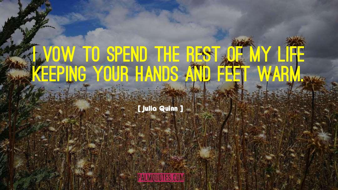 Hands And Feet quotes by Julia Quinn