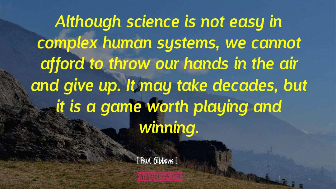 Hands In The Air quotes by Paul Gibbons