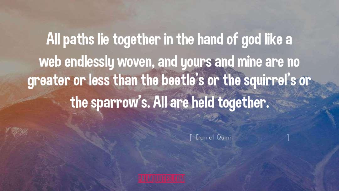 Hands Of God quotes by Daniel Quinn