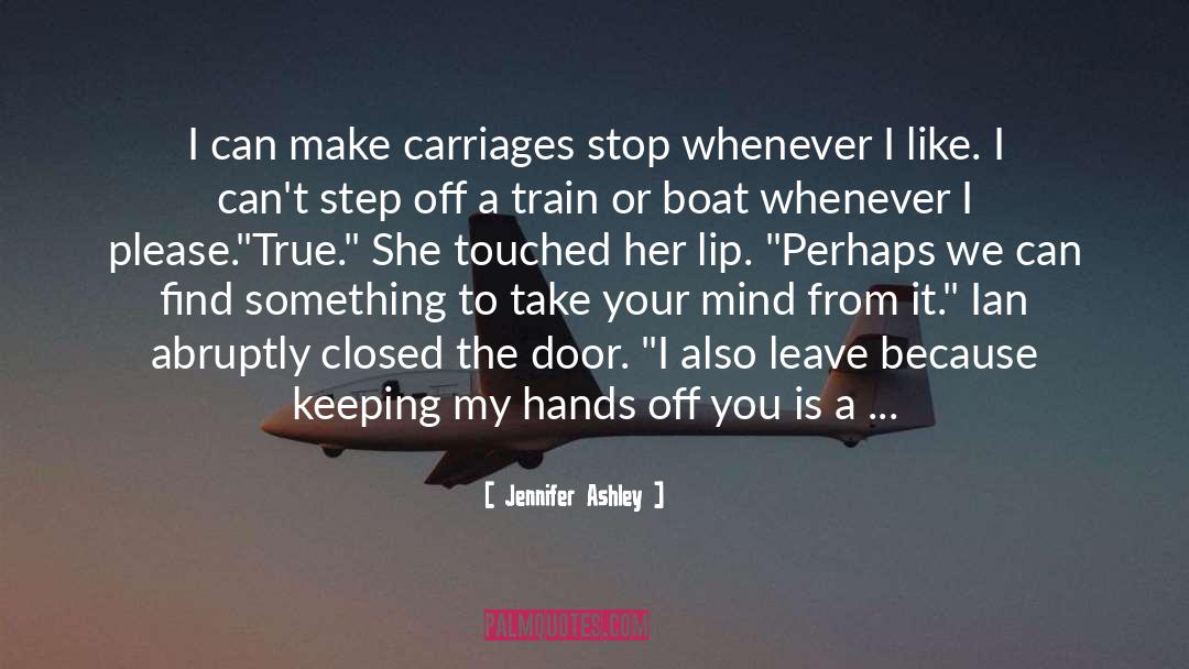 Hands Off quotes by Jennifer Ashley