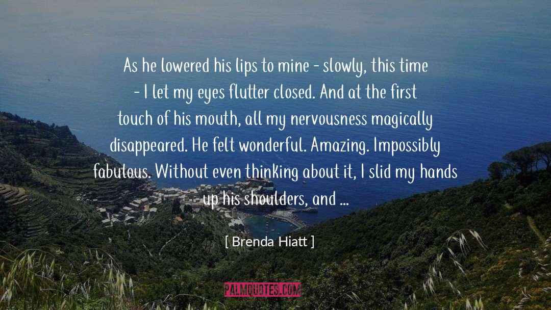 Hands Up quotes by Brenda Hiatt