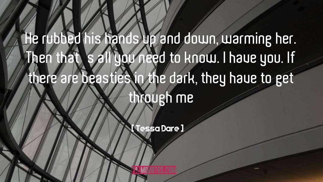 Hands Up quotes by Tessa Dare