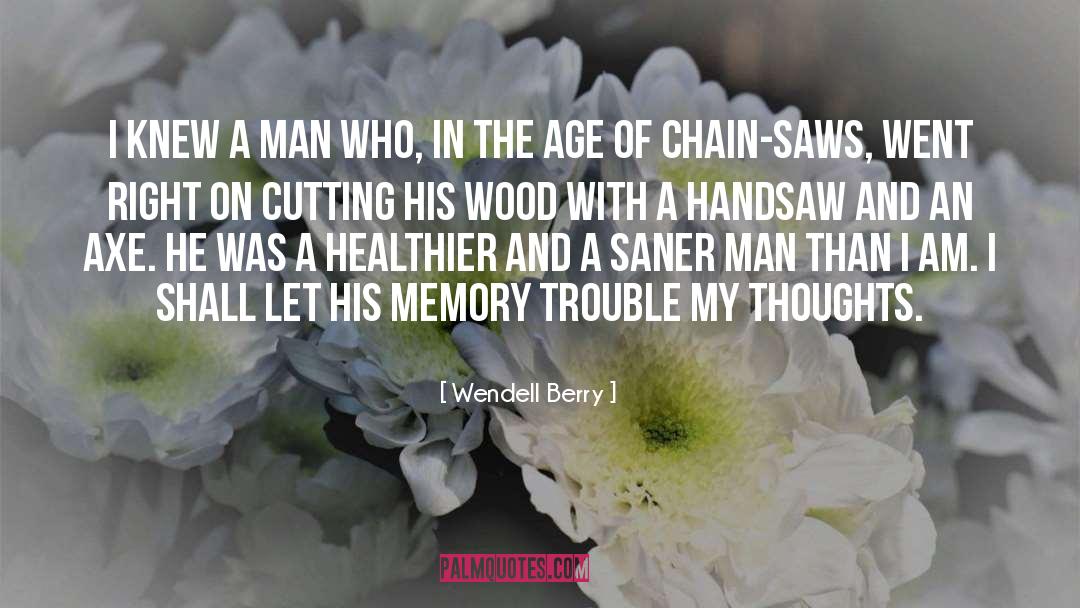 Handsaw Mm2 quotes by Wendell Berry