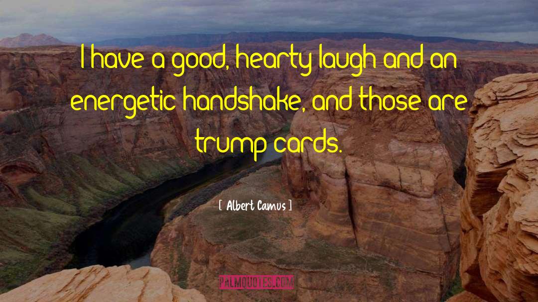 Handshake quotes by Albert Camus