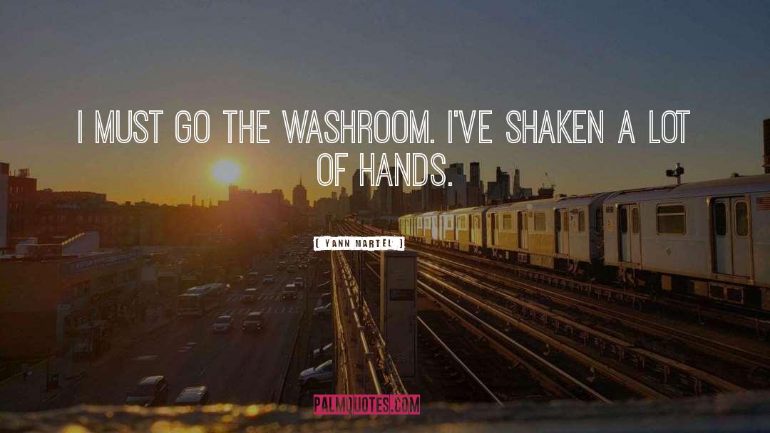 Handshake quotes by Yann Martel