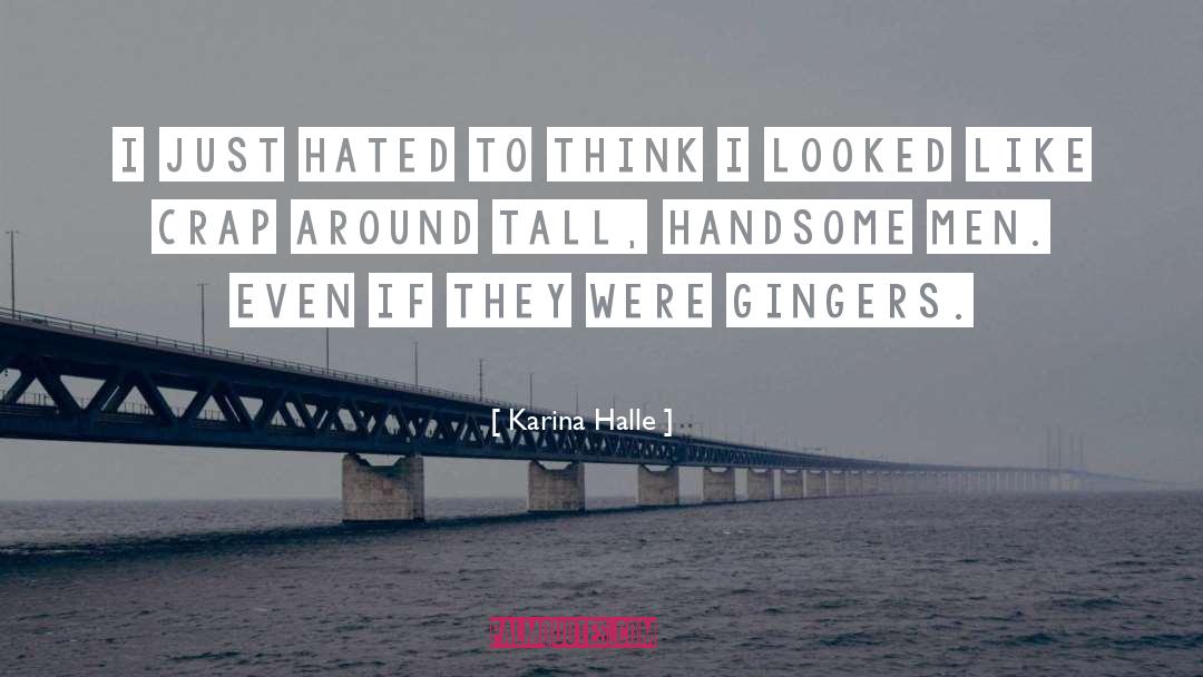 Handsome Men quotes by Karina Halle