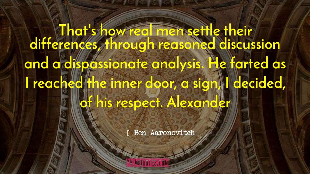 Handsome Men quotes by Ben Aaronovitch