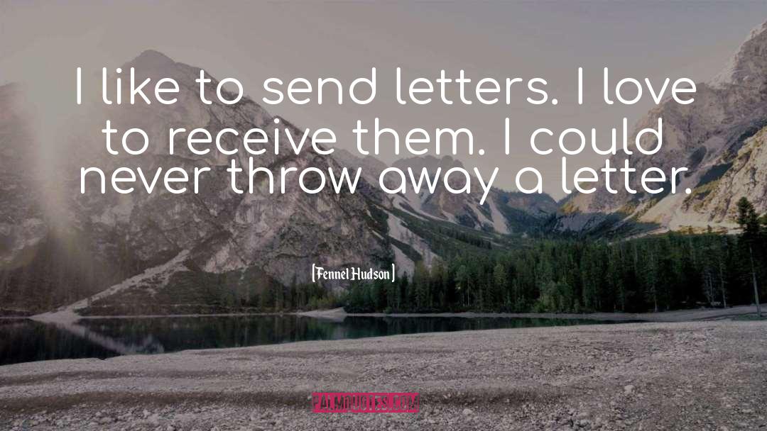Handwritten Letters quotes by Fennel Hudson