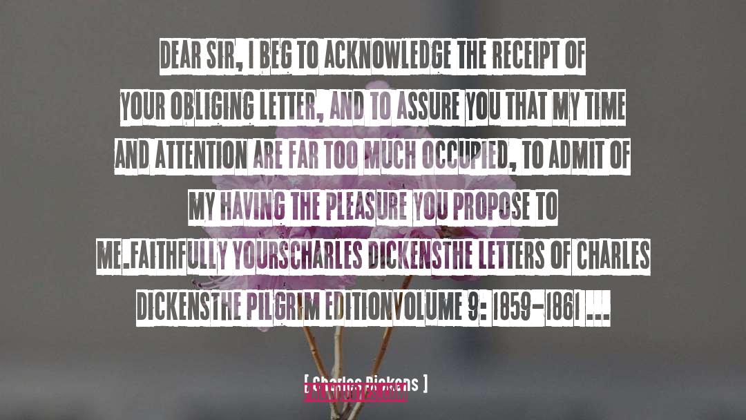 Handwritten Letters quotes by Charles Dickens