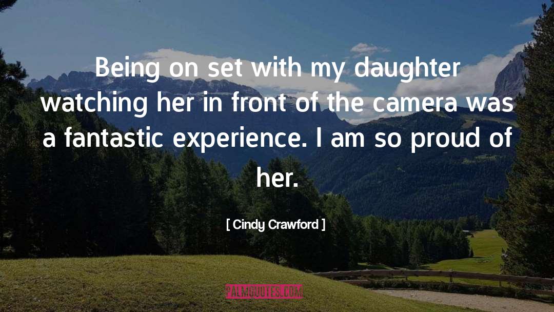 Handycam Camera quotes by Cindy Crawford