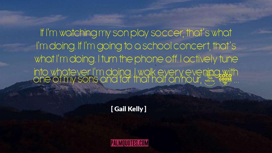 Hanegraaff Phone quotes by Gail Kelly