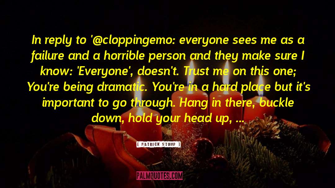 Hang In There quotes by Patrick Stump