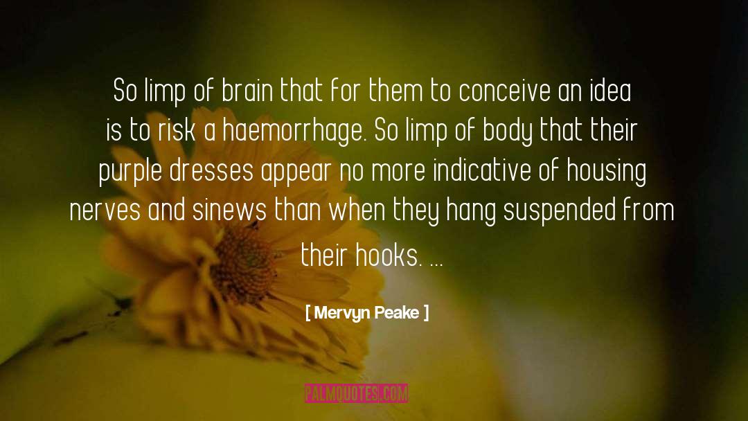 Hang Ips quotes by Mervyn Peake