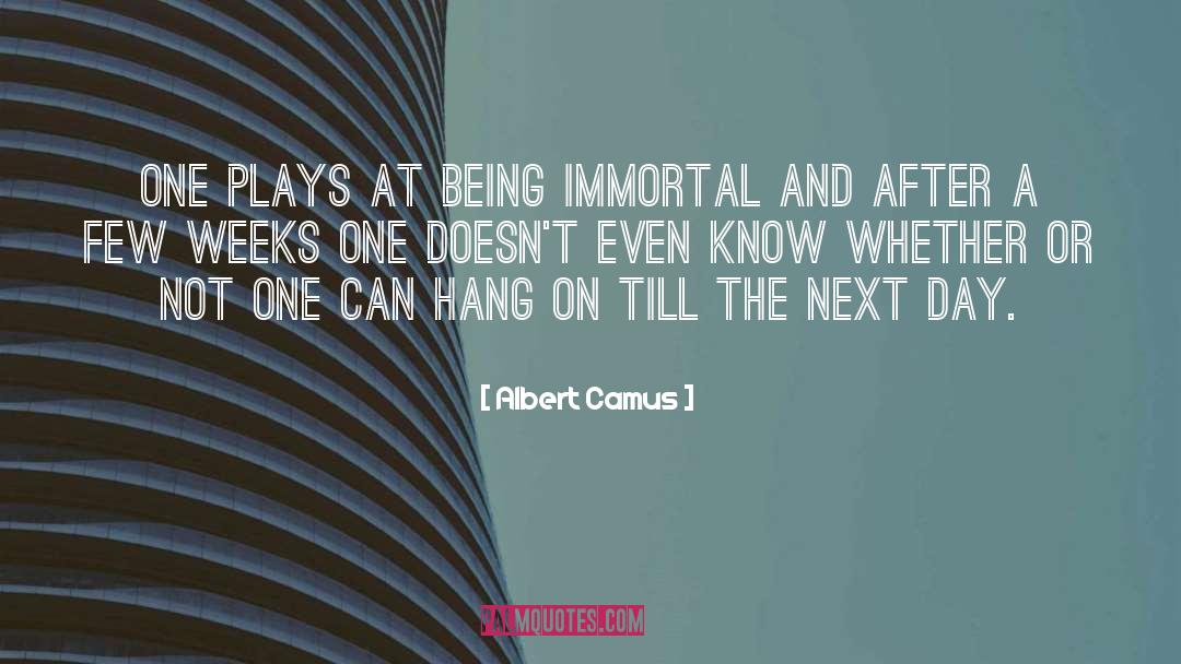 Hang On quotes by Albert Camus