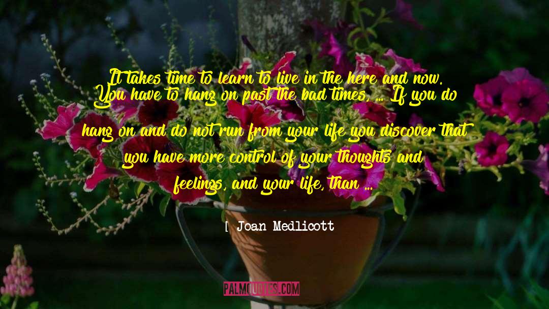 Hang On quotes by Joan Medlicott