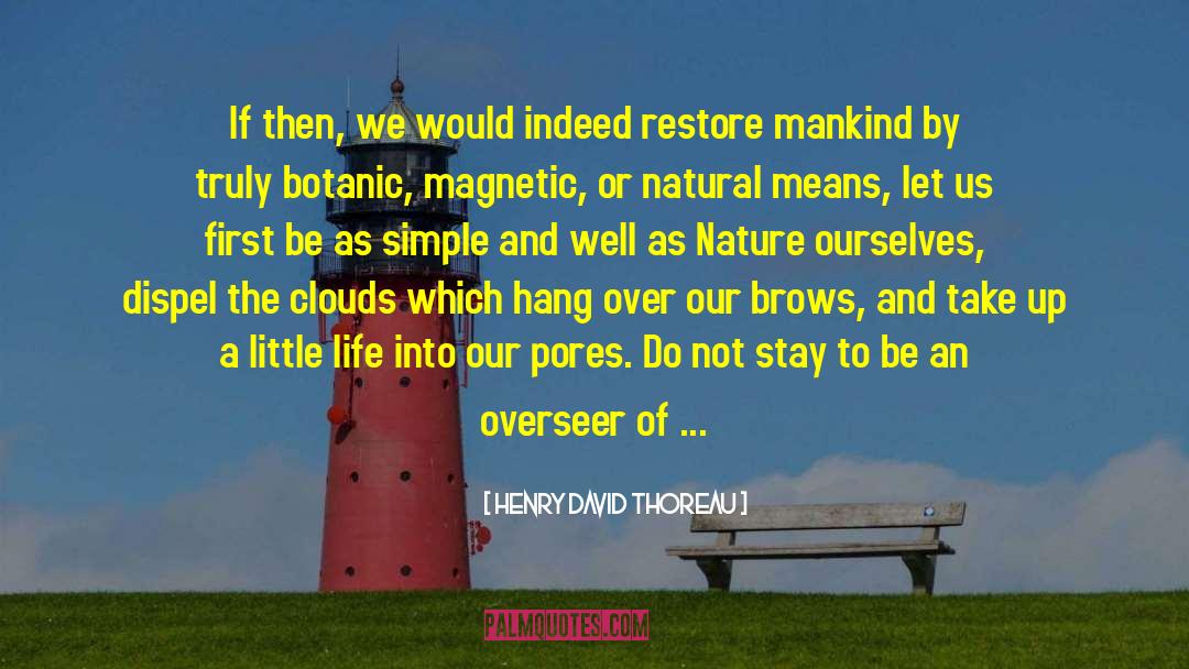 Hang Over quotes by Henry David Thoreau