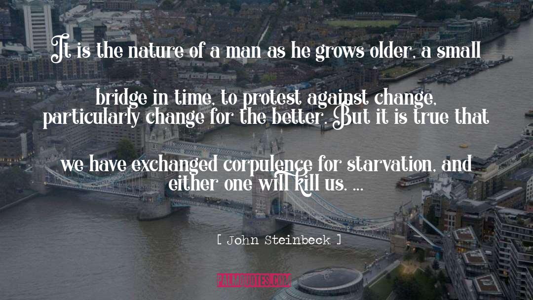 Hanging Bridge quotes by John Steinbeck