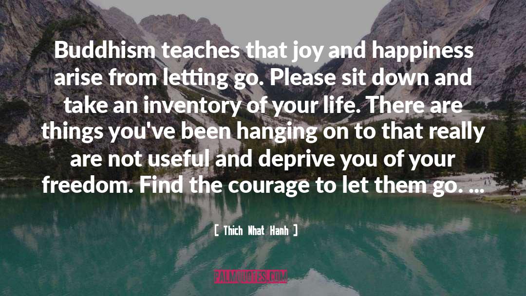 Hanging On quotes by Thich Nhat Hanh