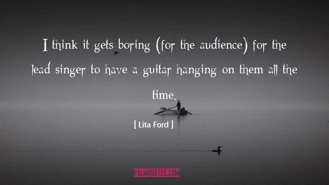 Hanging On quotes by Lita Ford
