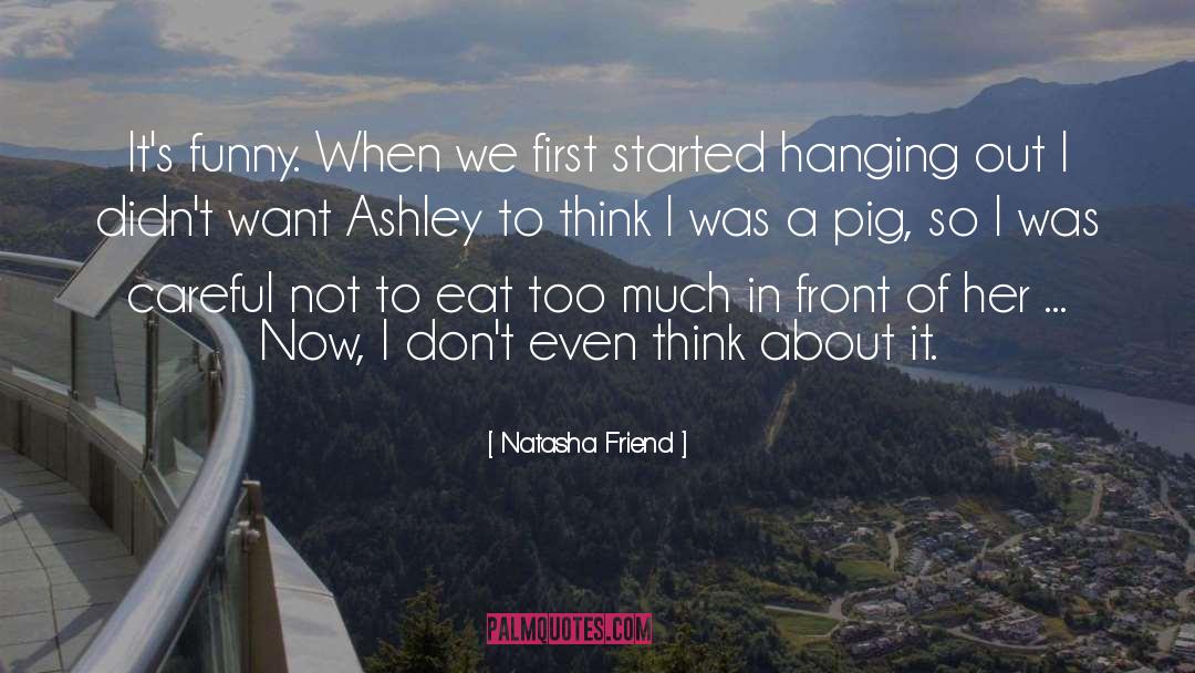 Hanging quotes by Natasha Friend