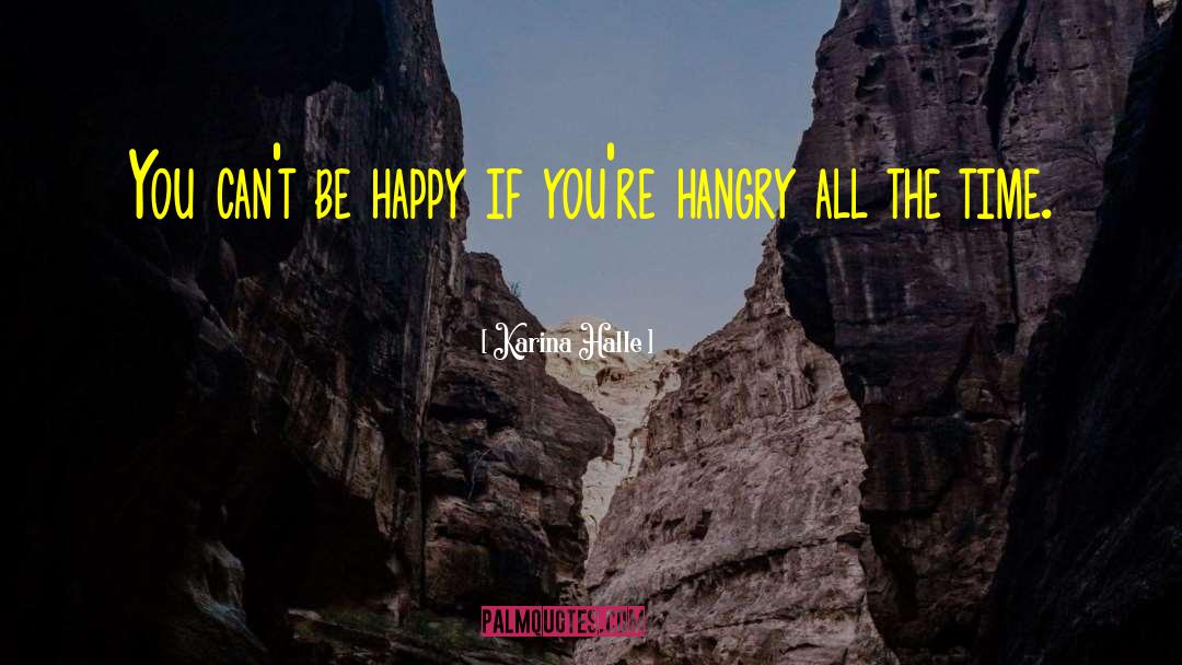 Hangry quotes by Karina Halle