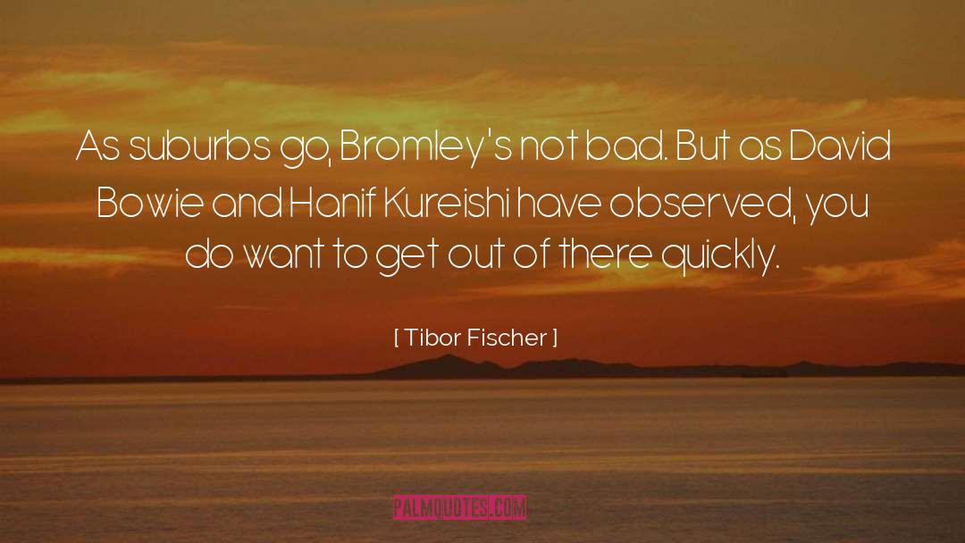 Hanif Kureishi quotes by Tibor Fischer