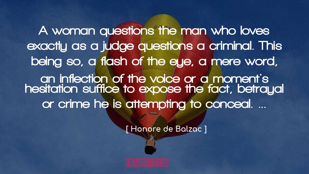 Hanis Crime quotes by Honore De Balzac