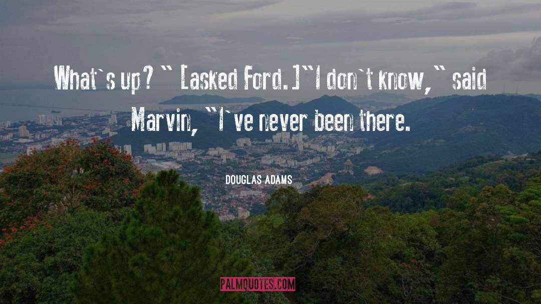 Hank Adams quotes by Douglas Adams