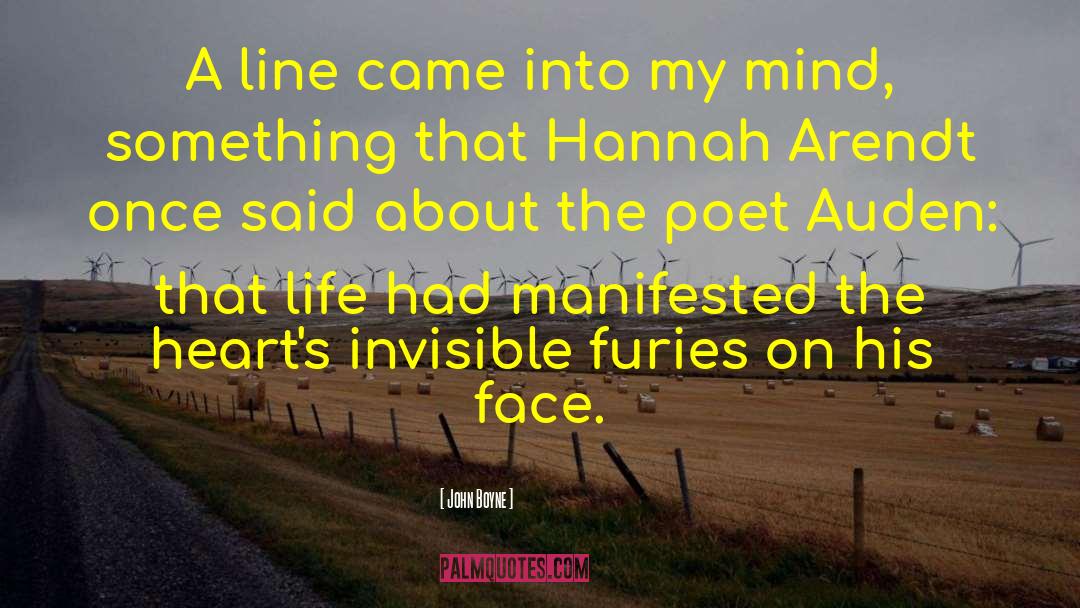 Hannah Arendt quotes by John Boyne