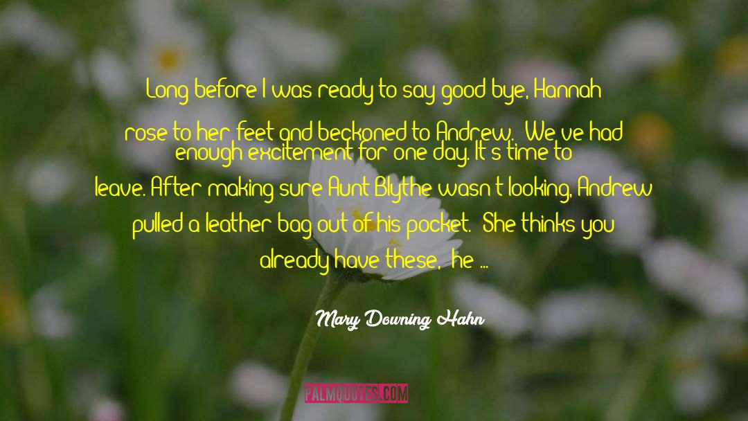 Hannah Coulter quotes by Mary Downing Hahn