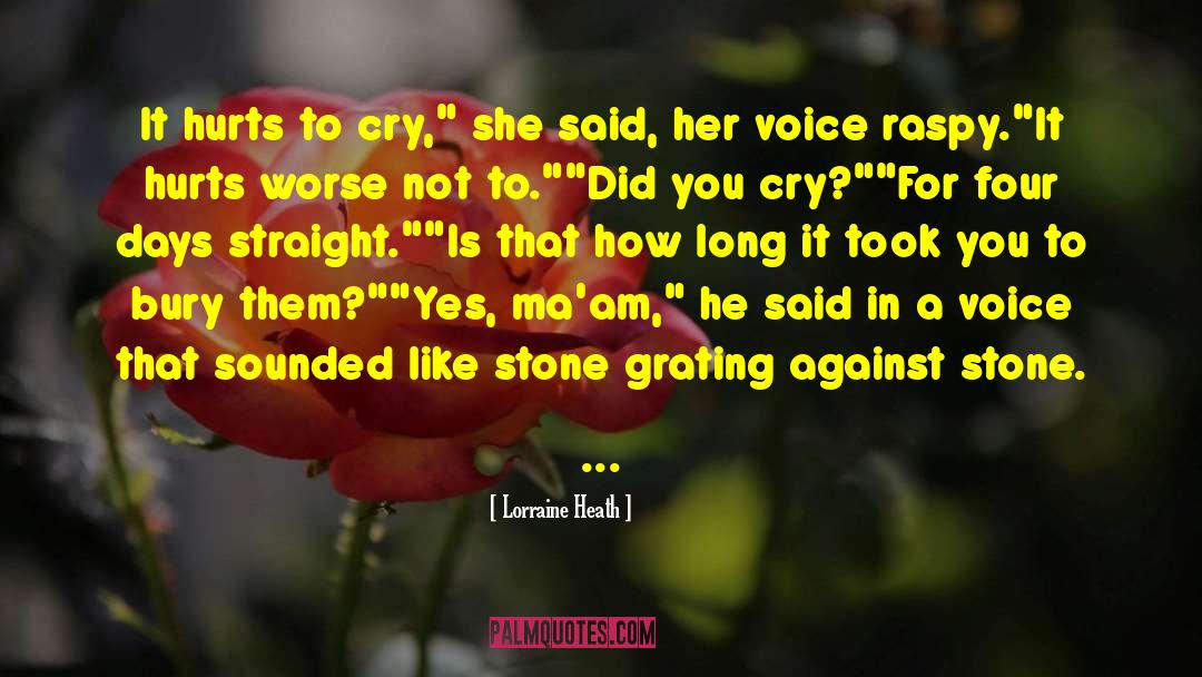 Hannah Heath quotes by Lorraine Heath