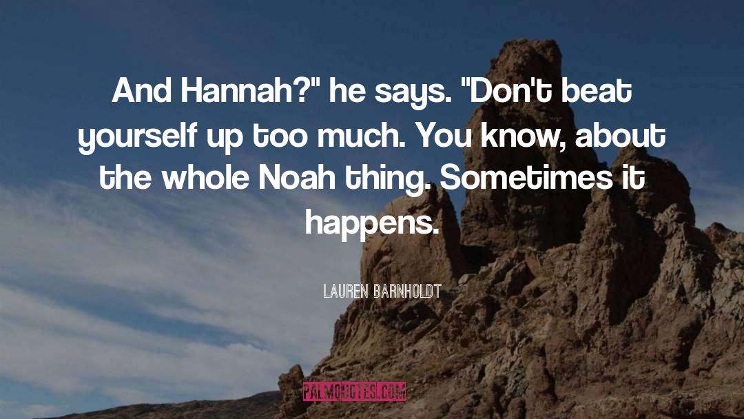 Hannah Webster Foster quotes by Lauren Barnholdt