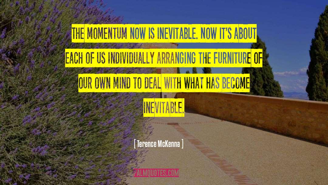 Hannahs Furniture quotes by Terence McKenna