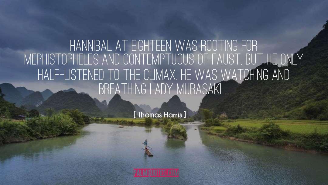 Hannibal Beans Quote quotes by Thomas Harris