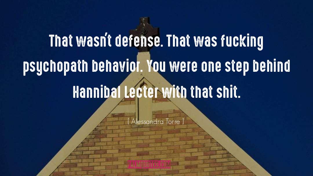 Hannibal Lecter quotes by Alessandra Torre