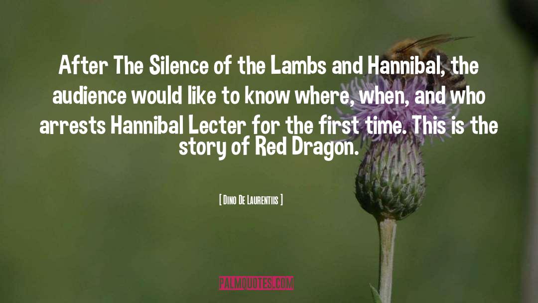 Hannibal Rising Movie quotes by Dino De Laurentiis