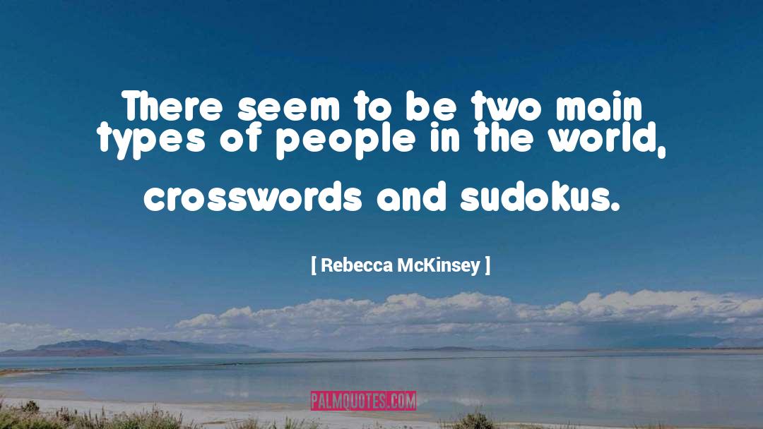 Haphazard Crossword quotes by Rebecca McKinsey