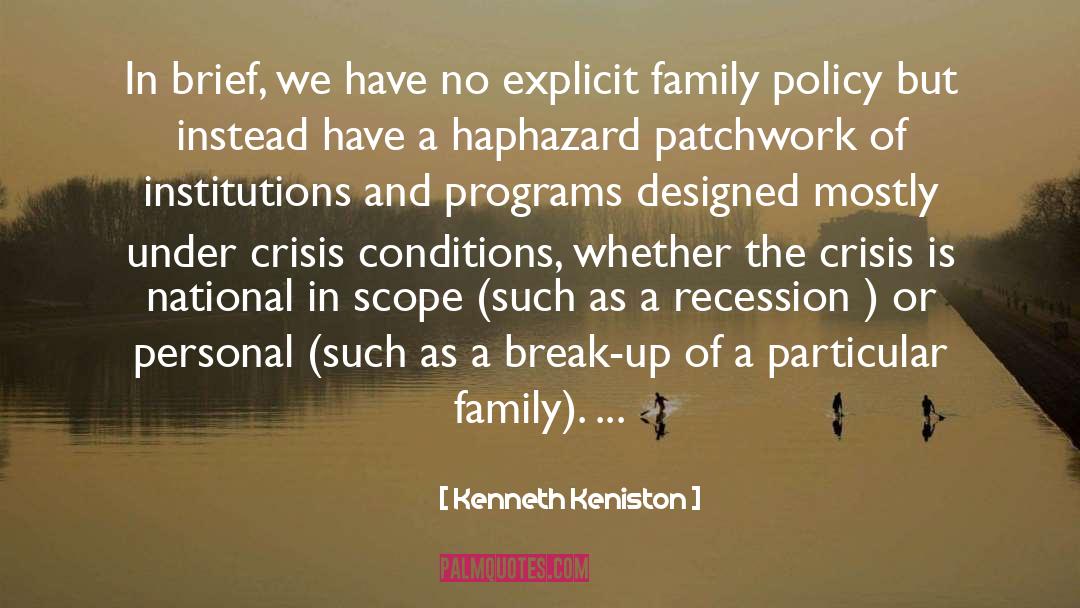 Haphazard Crossword quotes by Kenneth Keniston
