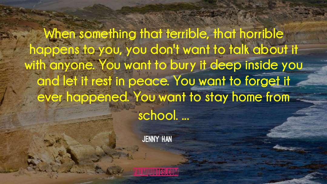 Happens And Happened quotes by Jenny Han