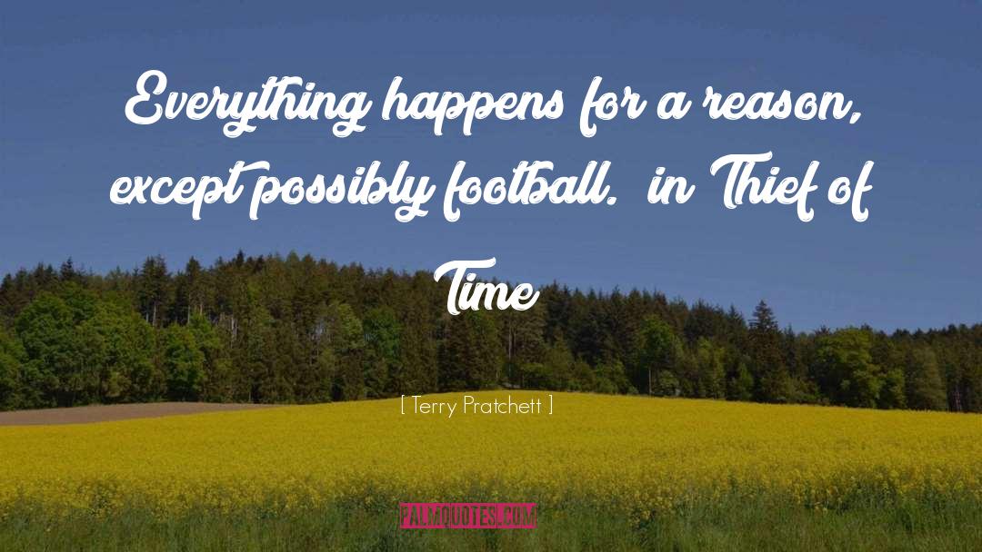Happens For A Reason quotes by Terry Pratchett