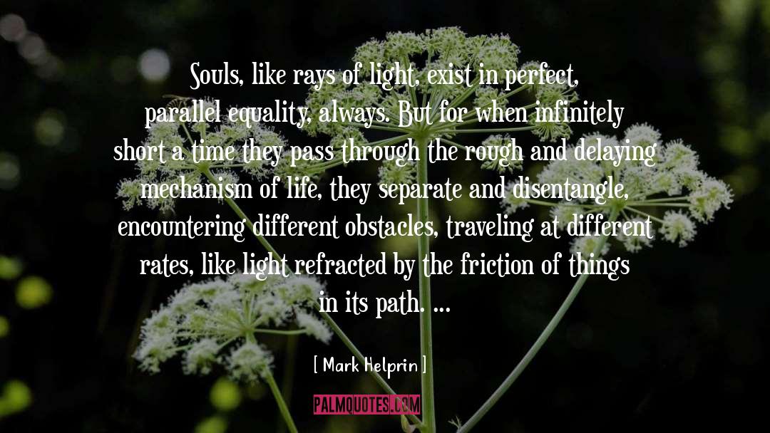 Happenstance quotes by Mark Helprin