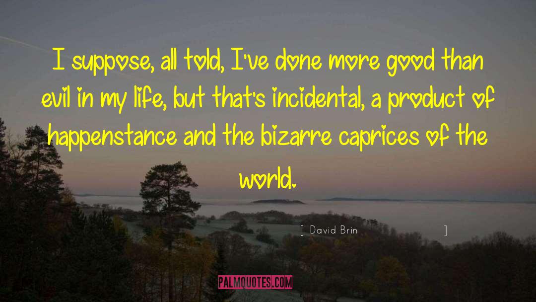Happenstance quotes by David Brin