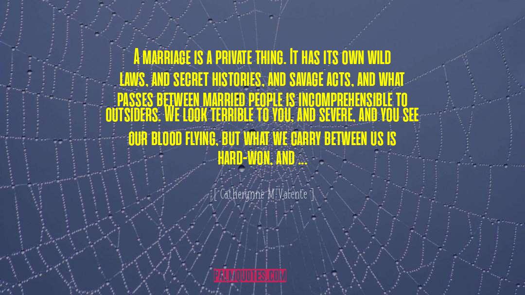 Happily Married quotes by Catherynne M Valente