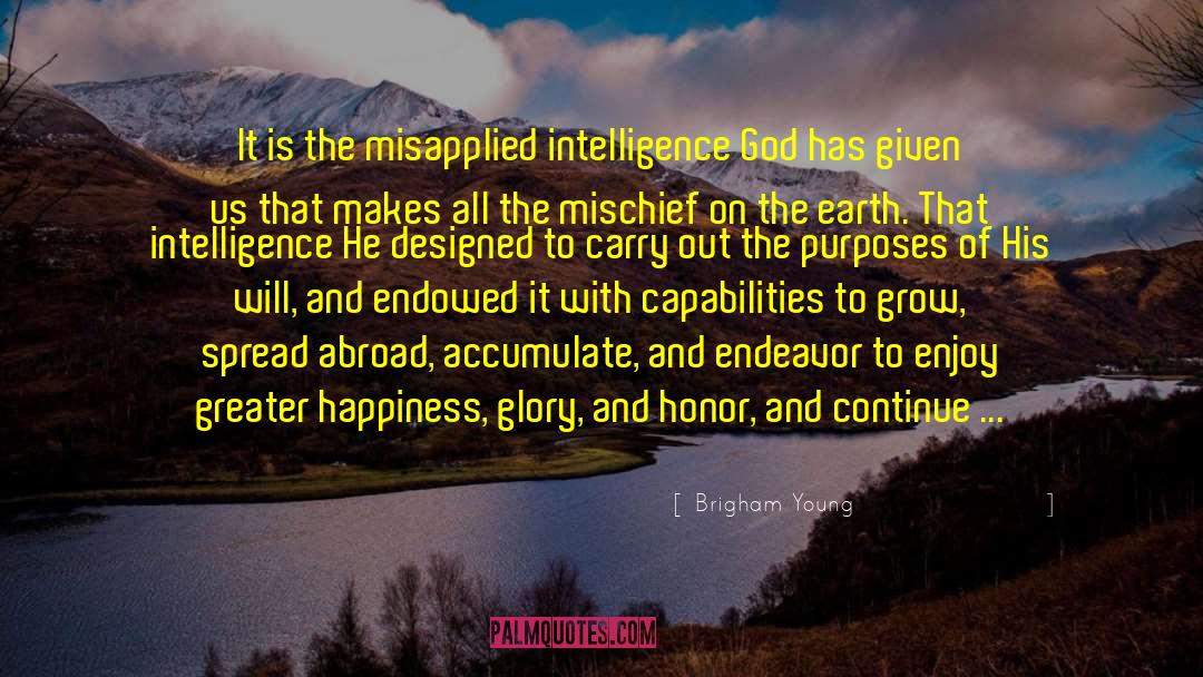 Happiness And Success quotes by Brigham Young