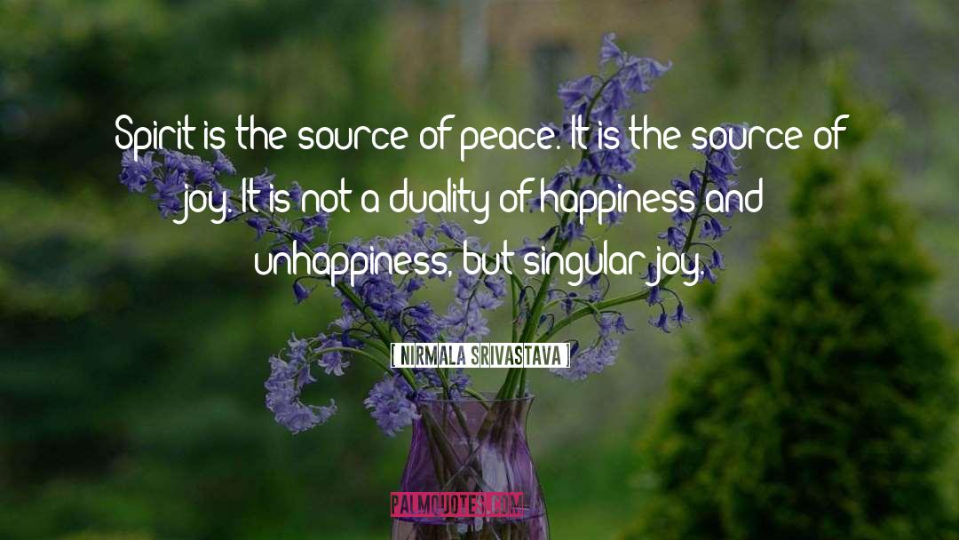 Happiness And Unhappiness quotes by Nirmala Srivastava