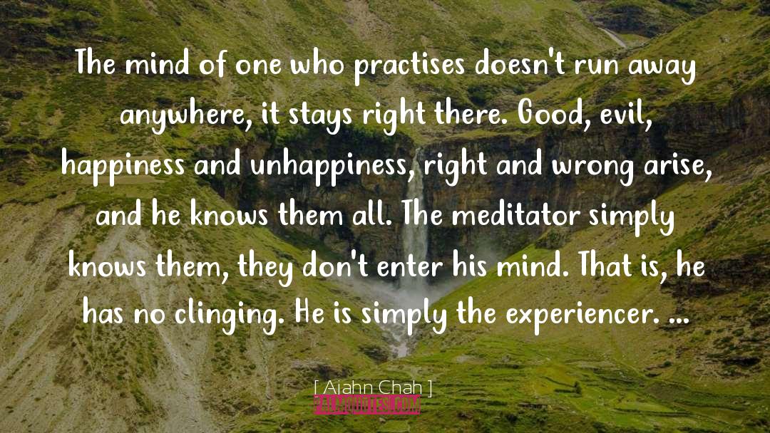 Happiness And Unhappiness quotes by Ajahn Chah