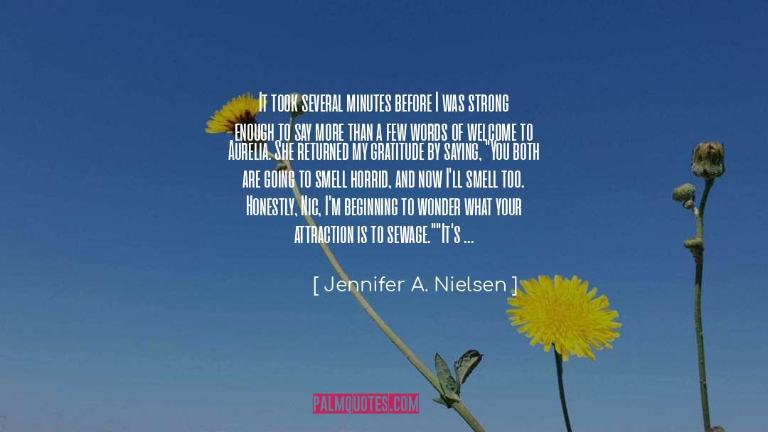 Happiness Around The Corner quotes by Jennifer A. Nielsen