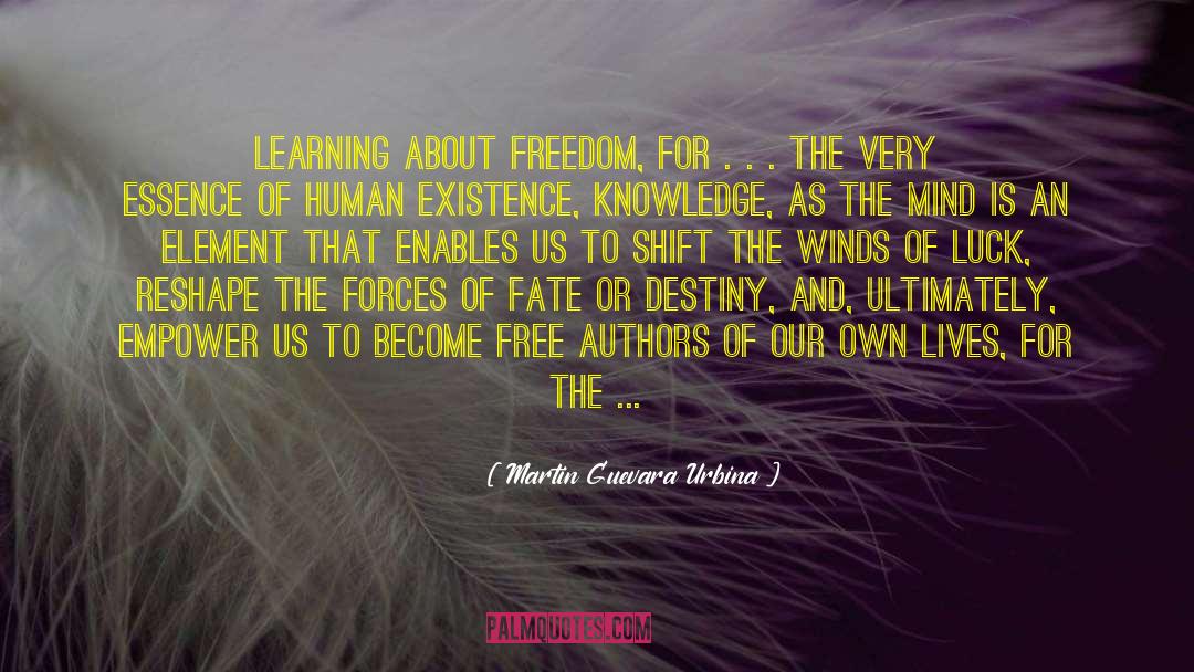 Happiness Freedom And Peace Of Mind quotes by Martin Guevara Urbina